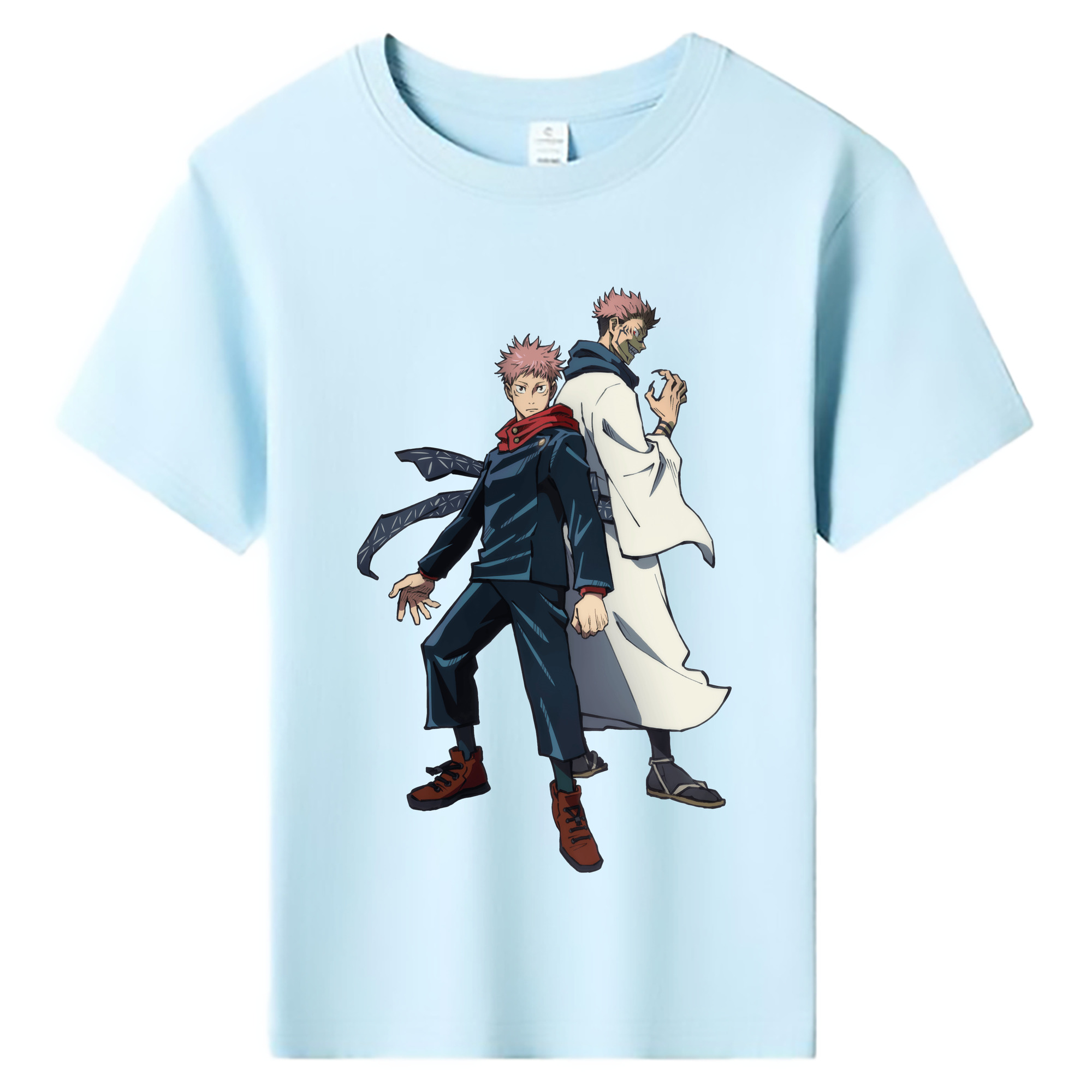 （画像用） 呪術廻戦 Jujutsu Kaisen 綿100％キッズTシャツ（フロントプリント）
